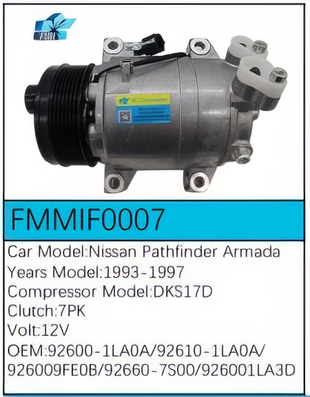 PartzBiz CE: -สำหรับคอมเพรสเซอร์ Infiniti - FMMIF0007 PartzBiz CE: -สำหรับคอมเพรสเซอร์ Infiniti - FMMIF0007