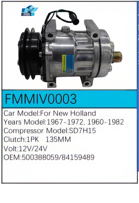 PartzBiz CE: -สำหรับคอมเพรสเซอร์ Iveco - FMMIV0003 PartzBiz CE: -สำหรับคอมเพรสเซอร์ Iveco - FMMIV0003