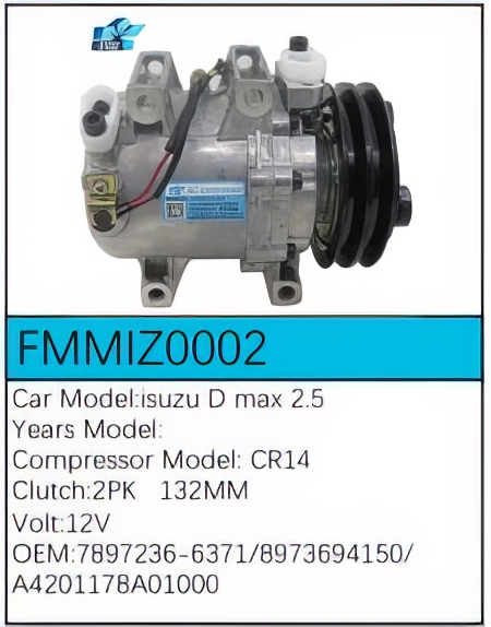 PartzBiz CE: -Compressor for Isuzu - FMMIZ0002 PartzBiz CE: -Compressor for Isuzu - FMMIZ0002