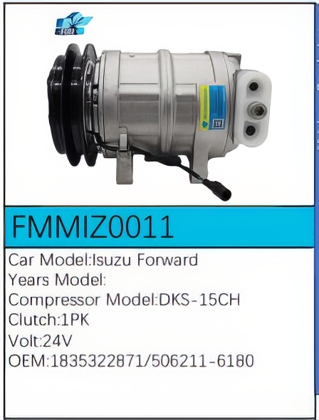 PartzBiz CE: -Compressor for Isuzu - FMMIZ0011 PartzBiz CE: -Compressor for Isuzu - FMMIZ0011