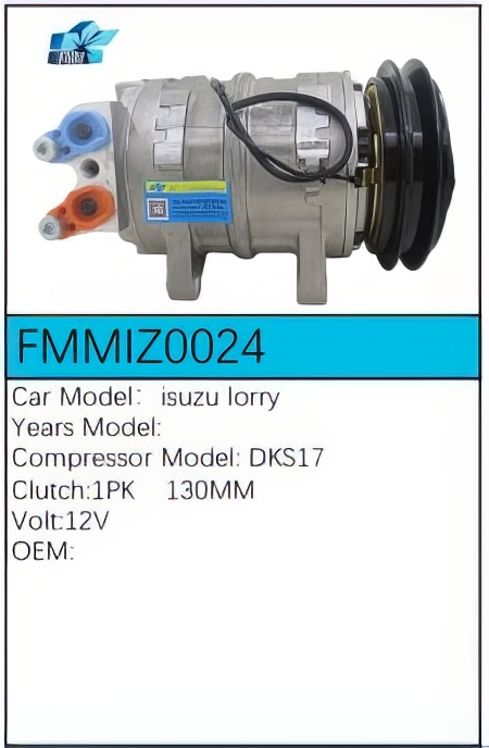PartzBiz CE: -สำหรับคอมเพรสเซอร์ Isuzu - FMMIZ0024 PartzBiz CE: -สำหรับคอมเพรสเซอร์ Isuzu - FMMIZ0024