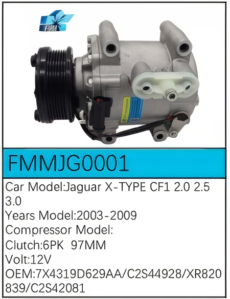 PartzBiz CE: -สำหรับคอมเพรสเซอร์ Jaguar - FMMJG0001 PartzBiz CE: -สำหรับคอมเพรสเซอร์ Jaguar - FMMJG0001