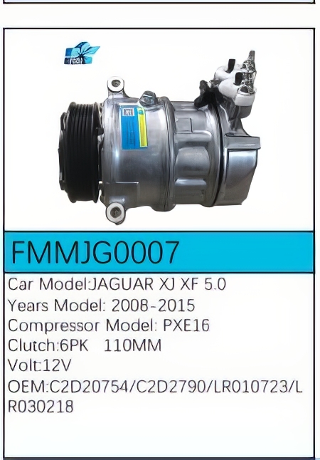 PartzBiz CE: -สำหรับคอมเพรสเซอร์ Jaguar - FMMJG0007 PartzBiz CE: -สำหรับคอมเพรสเซอร์ Jaguar - FMMJG0007