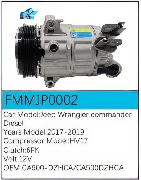 PartzBiz CE: -สำหรับคอมเพรสเซอร์ Jeep - FMMJP0002 PartzBiz CE: -สำหรับคอมเพรสเซอร์ Jeep - FMMJP0002