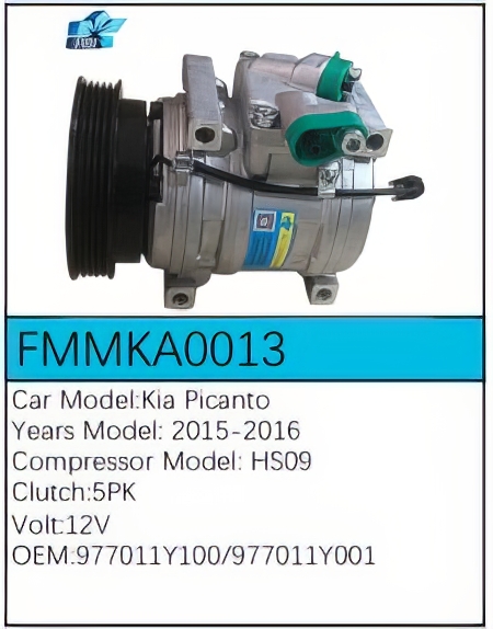 PartzBiz CE: -สำหรับคอมเพรสเซอร์ Kia - FMMKA0013 PartzBiz CE: -สำหรับคอมเพรสเซอร์ Kia - FMMKA0013