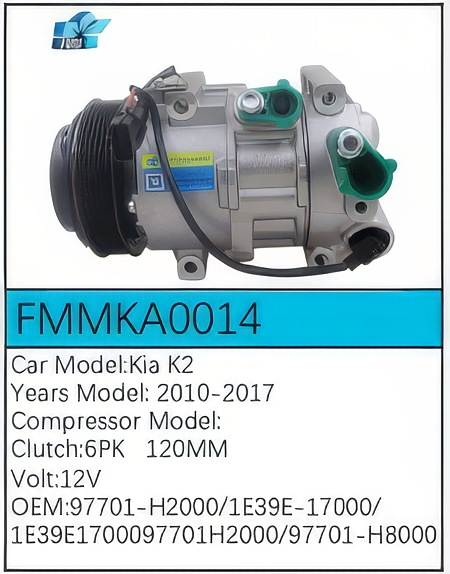PartzBiz CE: -สำหรับคอมเพรสเซอร์ Kia - FMMKA0014 PartzBiz CE: -สำหรับคอมเพรสเซอร์ Kia - FMMKA0014