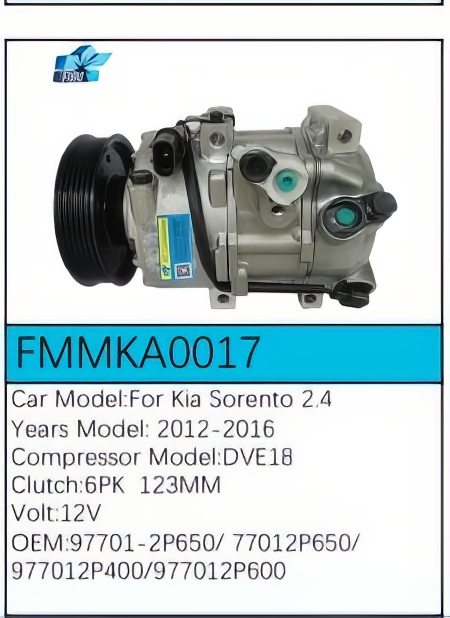 PartzBiz CE: -สำหรับคอมเพรสเซอร์ Kia - FMMKA0017 PartzBiz CE: -สำหรับคอมเพรสเซอร์ Kia - FMMKA0017