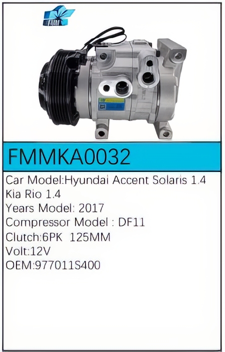 PartzBiz CE: -สำหรับคอมเพรสเซอร์ Kia - FMMKA0032 PartzBiz CE: -สำหรับคอมเพรสเซอร์ Kia - FMMKA0032
