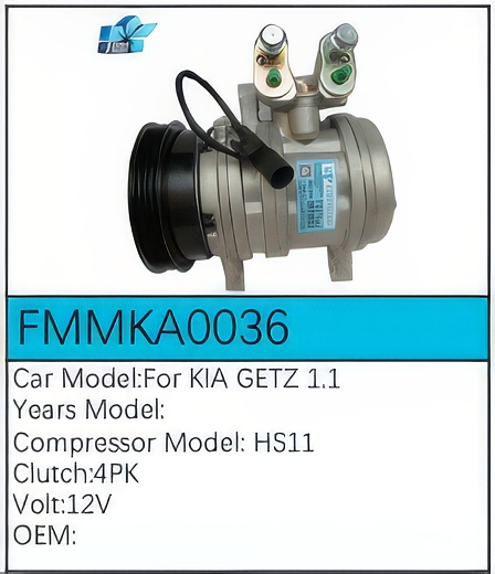PartzBiz CE: -สำหรับคอมเพรสเซอร์ Kia - FMMKA0036 PartzBiz CE: -สำหรับคอมเพรสเซอร์ Kia - FMMKA0036