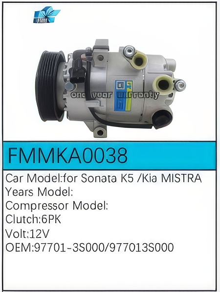 PartzBiz CE: -สำหรับคอมเพรสเซอร์ Kia - FMMKA0038 PartzBiz CE: -สำหรับคอมเพรสเซอร์ Kia - FMMKA0038