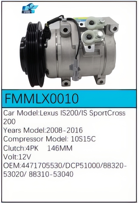 PartzBiz CE: -Compressor for Lexus - FMMLX0010 PartzBiz CE: -Compressor for Lexus - FMMLX0010