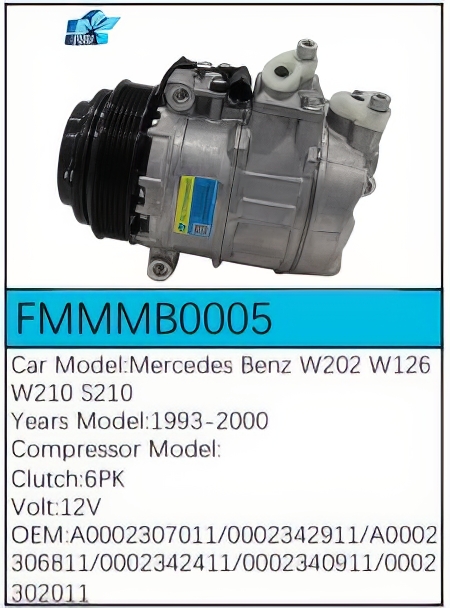 PartzBiz CE: -Compressor for Mercedes-Benz - FMMMB0005 PartzBiz CE: -Compressor for Mercedes-Benz - FMMMB0005