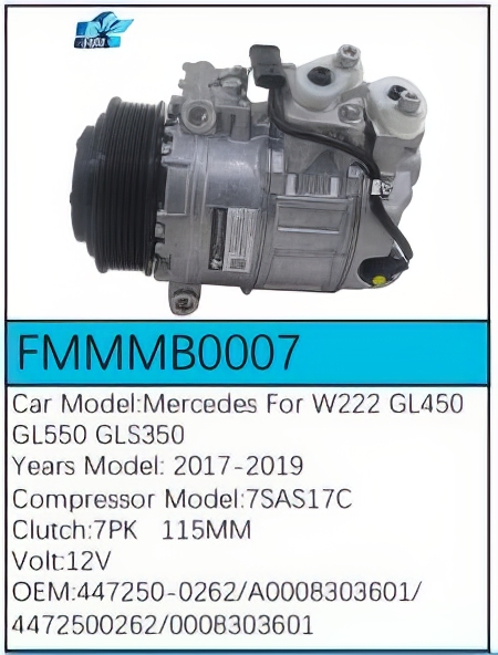 PartzBiz CE: -สำหรับคอมเพรสเซอร์ Mercedes-Benz - FMMMB0007 PartzBiz CE: -สำหรับคอมเพรสเซอร์ Mercedes-Benz - FMMMB0007