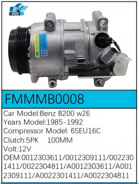 PartzBiz CE: -Compressor for Mercedes-Benz - FMMMB0008 PartzBiz CE: -Compressor for Mercedes-Benz - FMMMB0008