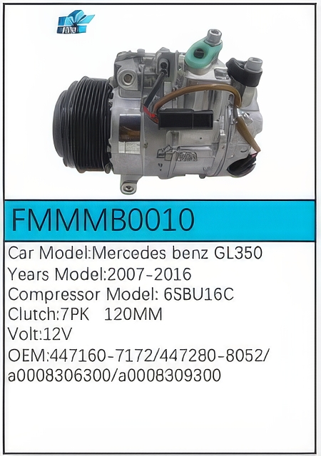 PartzBiz CE: -Compressor for Mercedes-Benz - FMMMB0010 PartzBiz CE: -Compressor for Mercedes-Benz - FMMMB0010