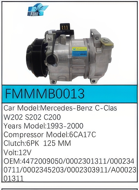PartzBiz CE: -สำหรับคอมเพรสเซอร์ Mercedes-Benz - FMMMB0013 PartzBiz CE: -สำหรับคอมเพรสเซอร์ Mercedes-Benz - FMMMB0013