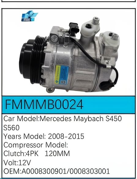 PartzBiz CE: -Compressor for Mercedes-Benz - FMMMB0024 PartzBiz CE: -Compressor for Mercedes-Benz - FMMMB0024