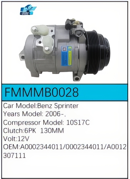 PartzBiz CE: -Compressor for Mercedes-Benz - FMMMB0028 PartzBiz CE: -Compressor for Mercedes-Benz - FMMMB0028