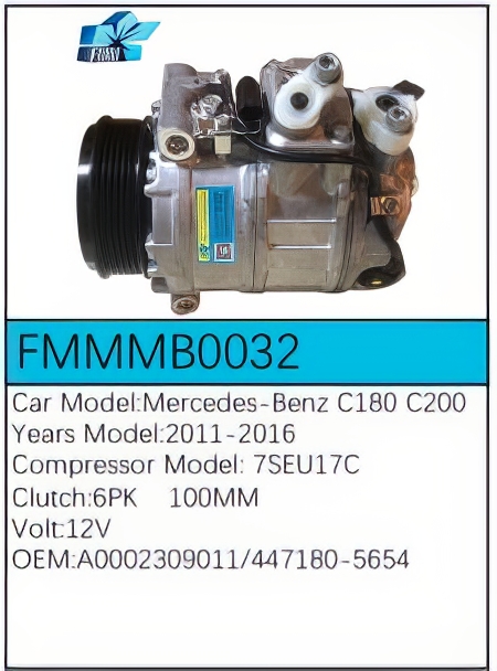 PartzBiz CE: -Compressor for Mercedes-Benz - FMMMB0032 PartzBiz CE: -Compressor for Mercedes-Benz - FMMMB0032