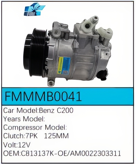 PartzBiz CE: -Compressor for Mercedes-Benz - FMMMB0041 PartzBiz CE: -Compressor for Mercedes-Benz - FMMMB0041