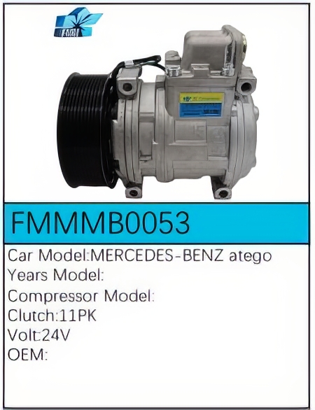 PartzBiz CE: -Compressor for Mercedes-Benz - FMMMB0053 PartzBiz CE: -Compressor for Mercedes-Benz - FMMMB0053