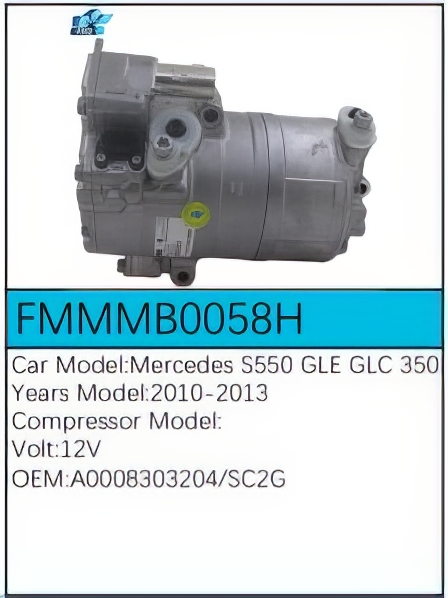 PartzBiz CE: -Compressor for Mercedes-Benz - FMMMB0058H PartzBiz CE: -Compressor for Mercedes-Benz - FMMMB0058H