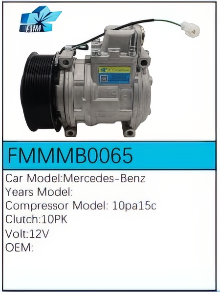 PartzBiz CE: -Compressor for Mercedes-Benz - FMMMB0065 PartzBiz CE: -Compressor for Mercedes-Benz - FMMMB0065
