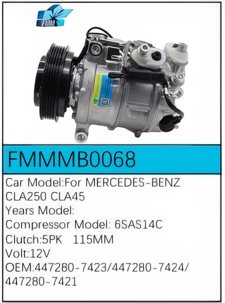 PartzBiz CE: -Compressor for Mercedes-Benz - FMMMB0068 PartzBiz CE: -Compressor for Mercedes-Benz - FMMMB0068