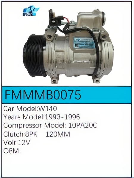 PartzBiz CE: -Compressor for Mercedes-Benz - FMMMB0075 PartzBiz CE: -Compressor for Mercedes-Benz - FMMMB0075