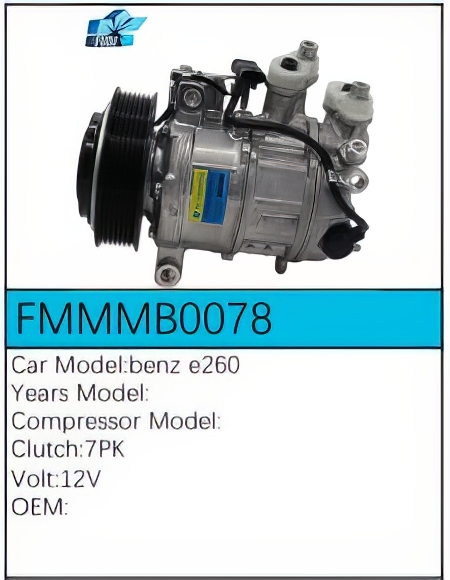 PartzBiz CE: -สำหรับคอมเพรสเซอร์ Mercedes-Benz - FMMMB0078 PartzBiz CE: -สำหรับคอมเพรสเซอร์ Mercedes-Benz - FMMMB0078