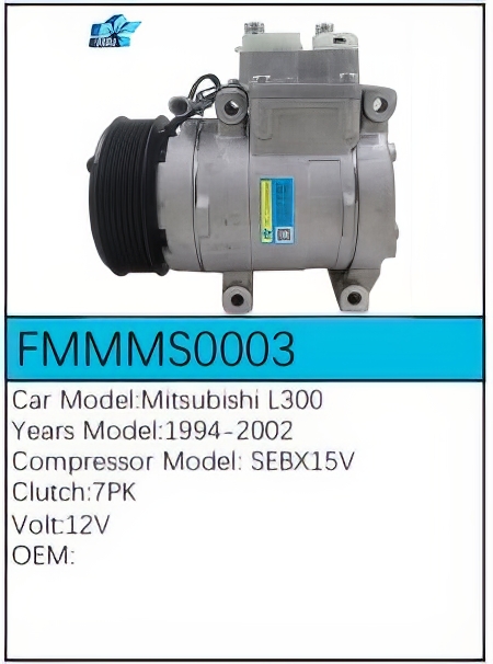 PartzBiz CE: -Compressor for Mitsubishi - FMMMS0003 PartzBiz CE: -Compressor for Mitsubishi - FMMMS0003