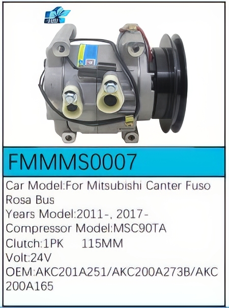 PartzBiz CE: -Compressor for Mitsubishi - FMMMS0007 PartzBiz CE: -Compressor for Mitsubishi - FMMMS0007