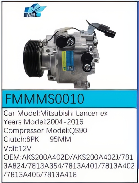 PartzBiz CE: -Compressor for Mitsubishi - FMMMS0010 PartzBiz CE: -Compressor for Mitsubishi - FMMMS0010