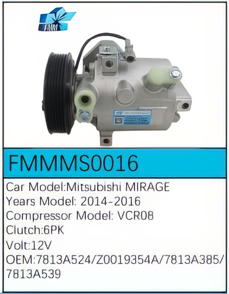 PartzBiz CE: -Compressor for Mitsubishi - FMMMS0016 PartzBiz CE: -Compressor for Mitsubishi - FMMMS0016