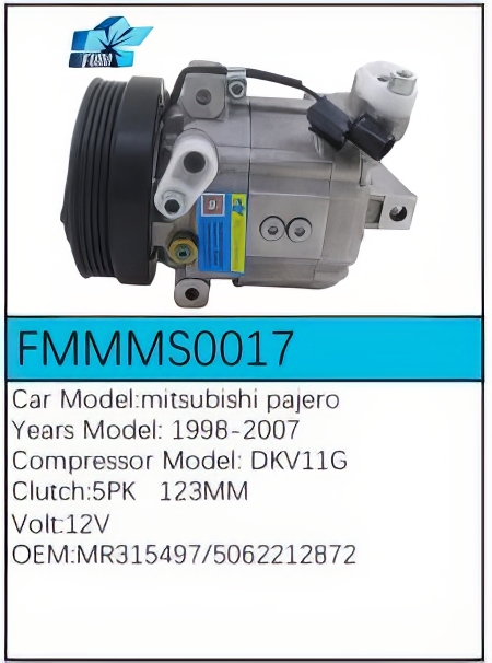 PartzBiz CE: -Compressor for Mitsubishi - FMMMS0017 PartzBiz CE: -Compressor for Mitsubishi - FMMMS0017
