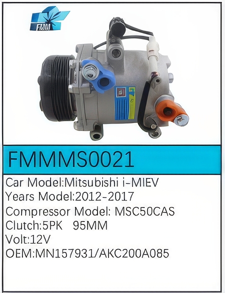 PartzBiz CE: -Compressor for Mitsubishi - FMMMS0021 PartzBiz CE: -Compressor for Mitsubishi - FMMMS0021