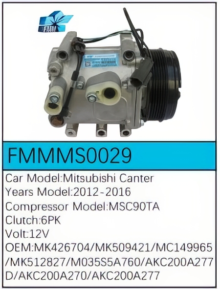 PartzBiz CE: -สำหรับคอมเพรสเซอร์ Mitsubishi - FMMMS0029 PartzBiz CE: -สำหรับคอมเพรสเซอร์ Mitsubishi - FMMMS0029