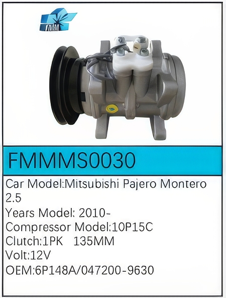 PartzBiz CE: -สำหรับคอมเพรสเซอร์ Mitsubishi - FMMMS0030 PartzBiz CE: -สำหรับคอมเพรสเซอร์ Mitsubishi - FMMMS0030