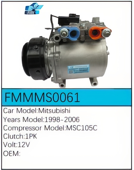 PartzBiz CE: -Compressor for Mitsubishi - FMMMS0061 PartzBiz CE: -Compressor for Mitsubishi - FMMMS0061