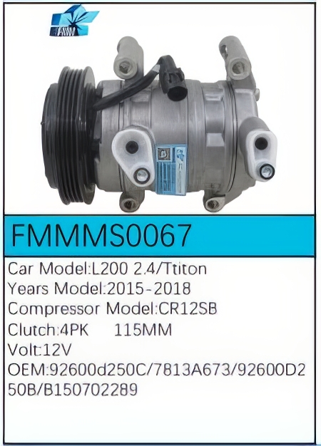 PartzBiz CE: -สำหรับคอมเพรสเซอร์ Mitsubishi - FMMMS0067 PartzBiz CE: -สำหรับคอมเพรสเซอร์ Mitsubishi - FMMMS0067