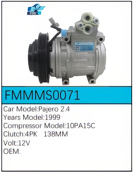 PartzBiz CE: -Compressor for Mitsubishi - FMMMS0071 PartzBiz CE: -Compressor for Mitsubishi - FMMMS0071