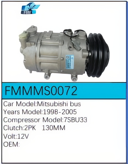 PartzBiz CE: -Compressor for Mitsubishi - FMMMS0072 PartzBiz CE: -Compressor for Mitsubishi - FMMMS0072
