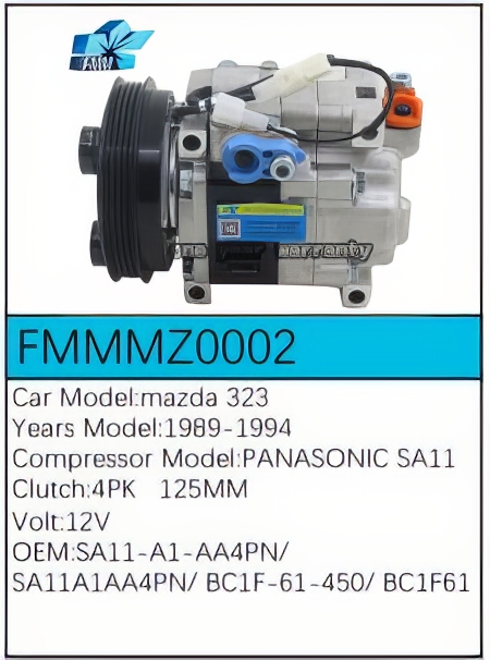 PartzBiz CE: -Compressor for Mazda - FMMMZ0002 PartzBiz CE: -Compressor for Mazda - FMMMZ0002