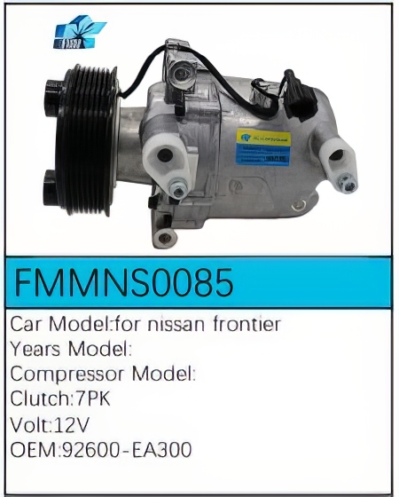 PartzBiz CE: -Compressor for Nissan - FMMNS0085 PartzBiz CE: -Compressor for Nissan - FMMNS0085