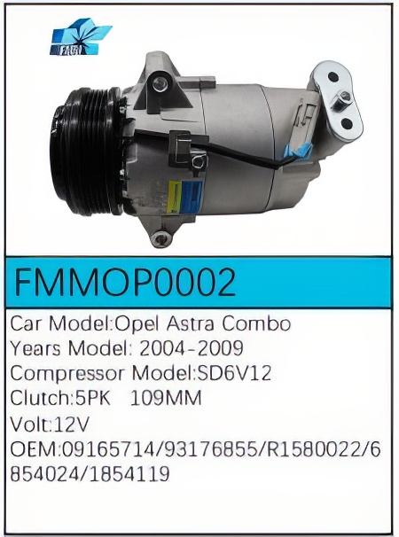 PartzBiz CE: -สำหรับคอมเพรสเซอร์ Opel - FMMOP0002 PartzBiz CE: -สำหรับคอมเพรสเซอร์ Opel - FMMOP0002