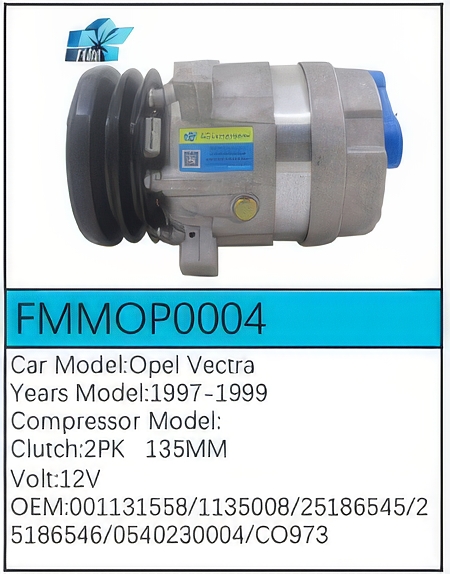 PartzBiz CE: -Compressor for Opel - FMMOP0004 PartzBiz CE: -Compressor for Opel - FMMOP0004