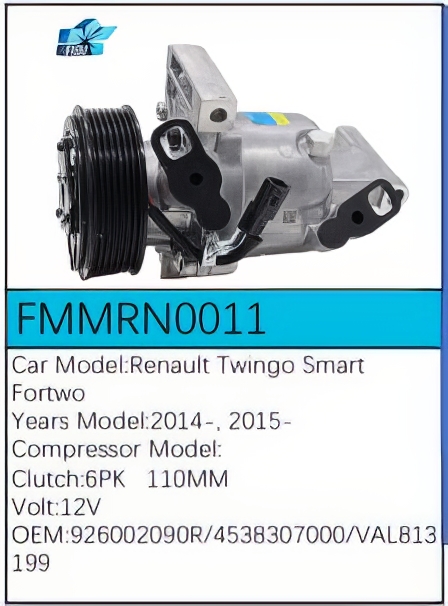 PartzBiz CE: -สำหรับคอมเพรสเซอร์ Renault - FMMRN0011 PartzBiz CE: -สำหรับคอมเพรสเซอร์ Renault - FMMRN0011