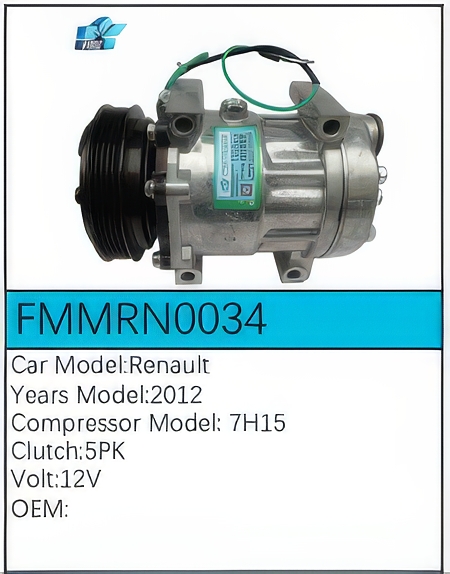 PartzBiz CE: -สำหรับคอมเพรสเซอร์ Renault - FMMRN0034 PartzBiz CE: -สำหรับคอมเพรสเซอร์ Renault - FMMRN0034