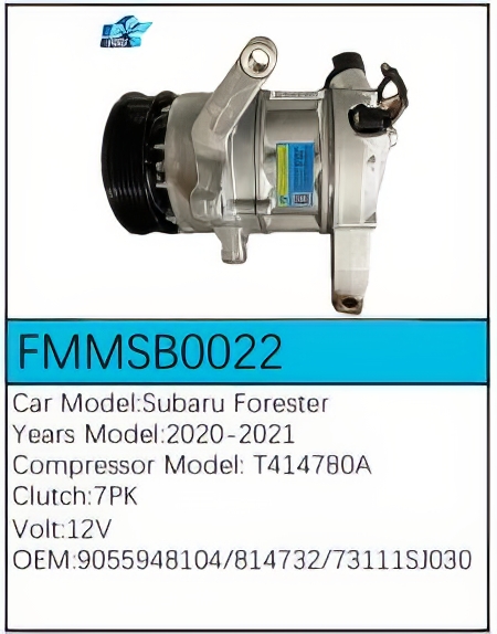 PartzBiz CE: -สำหรับคอมเพรสเซอร์ Subaru - FMMSB0022 PartzBiz CE: -สำหรับคอมเพรสเซอร์ Subaru - FMMSB0022