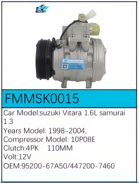 PartzBiz CE: -Compressor for Suzuki - FMMSK0015 PartzBiz CE: -Compressor for Suzuki - FMMSK0015